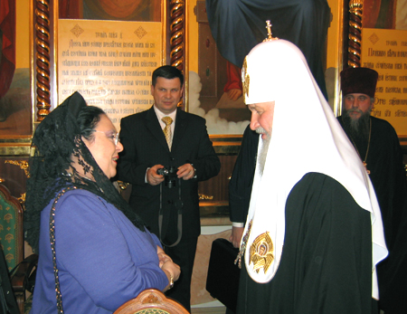 2009-02-01 Встреча Государыни с Патриархом